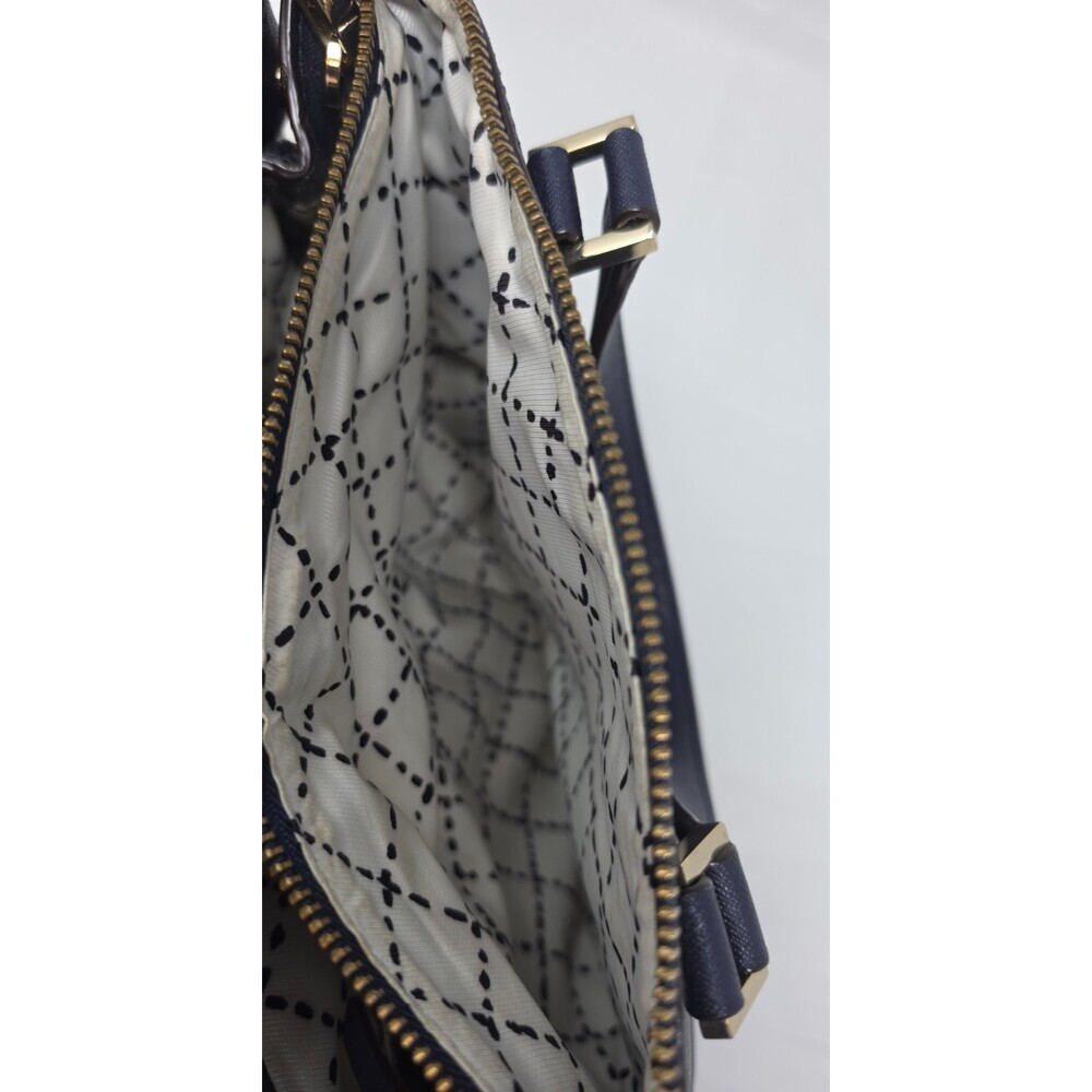 Kate Spade Newbury Lane Blue Small Satchel Crossbody Bag Saffiano Leather Loden - Picture 14 of 16